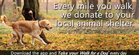 Use the Woof Trax app to help homeless pets while you walk